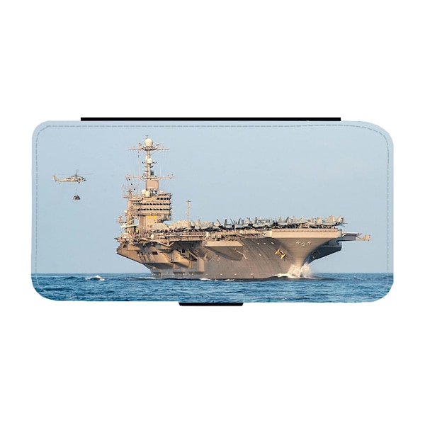 Hangarfartyg iPhone X/iPhone XS Flip Mobilfodral