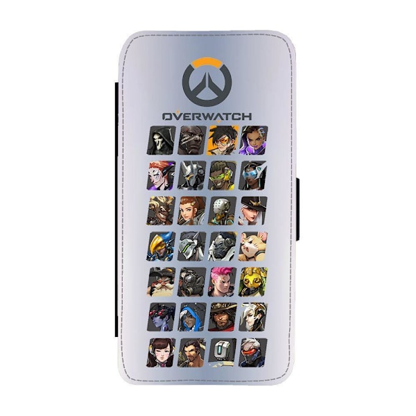 Overwatch Heroes Samsung Galaxy A22 5G Flip Mobilfodral