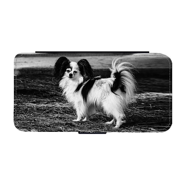 Papillon Hund Samsung Galaxy A52 5G Flip Fodral