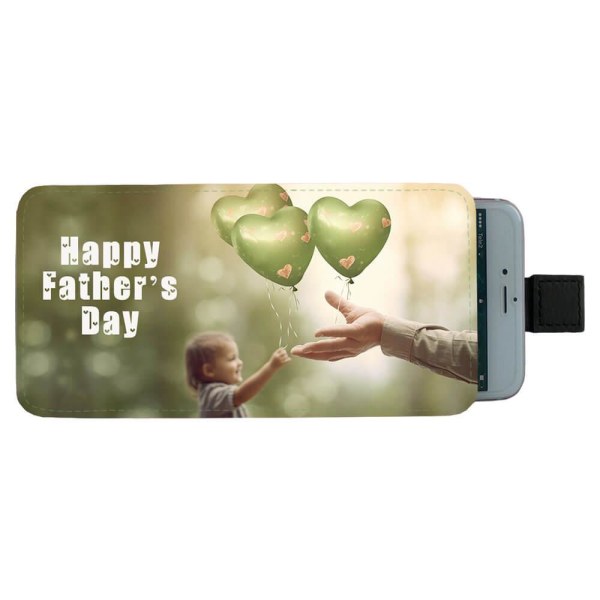 Happy Father's Day Pull-up Mobilväska multifärg