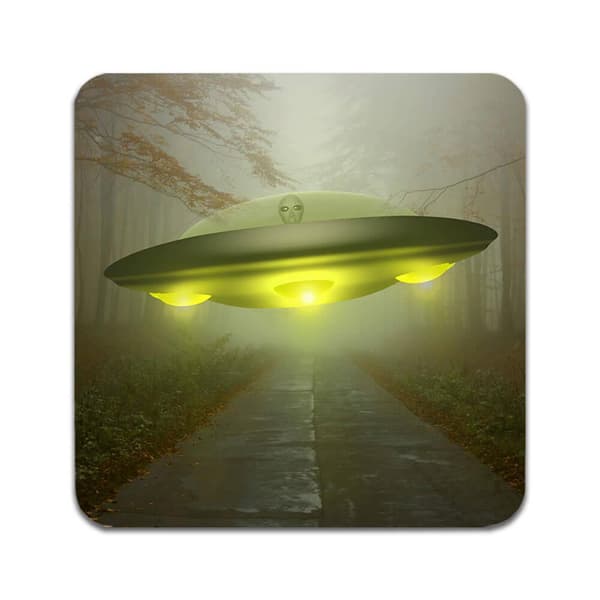 4 ST UFO och Utomjordingar Underlägg