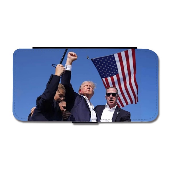 Trump 2024 Pennsylvania Rally iPhone 13 Pro Plånboksfodral multifärg