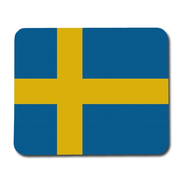 Svensk Flagga Musmatta