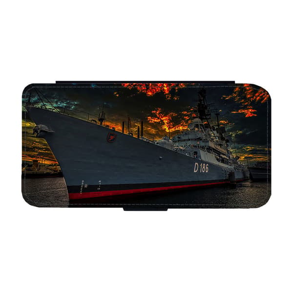 Örlogsfartyg Jagare Google Pixel 7 Flip Mobilfodral