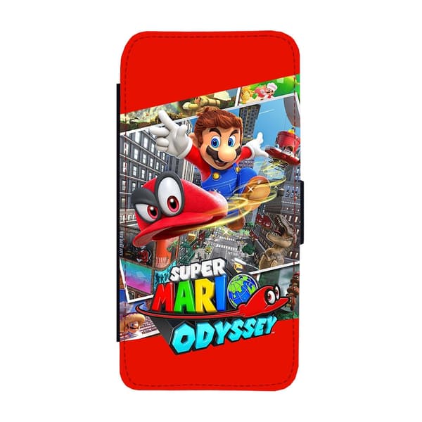 Mario Odyssey Google Pixel 8a Flip Mobilfodral
