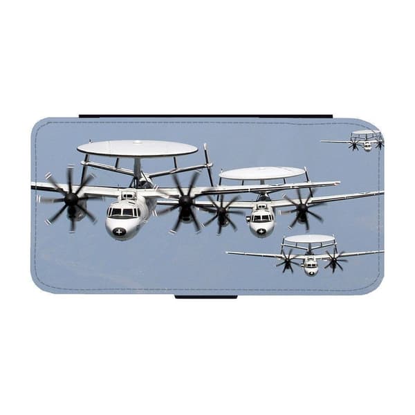 Reconnaissanceflygplan Squadron iPhone 15 Plus Flip Mobilfodral