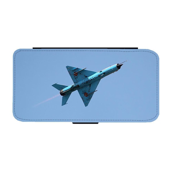 MIG-21 Supersonisk Jetjaktplan iPhone 13 Pro Max Plånboksfodral