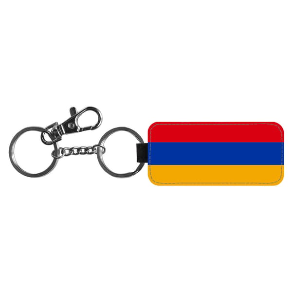 Armenien Flagga Nyckelring