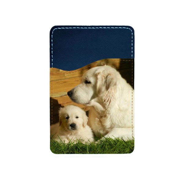 Hundar Golden Retriever Självhäftande Korthållare För Mobiltelef multifärg one size