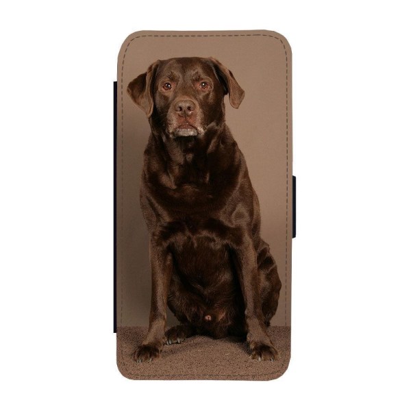 Brun Labrador iPhone 15 Pro Max Plånboksfodral multifärg