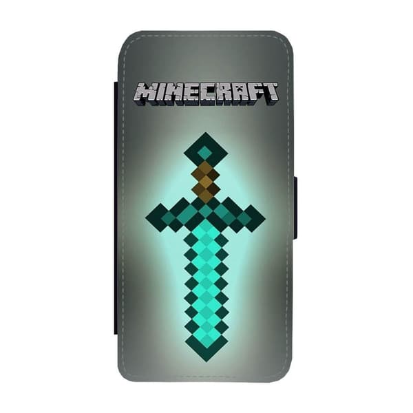 Minecraft Diamantsvärd Samsung Galaxy S22 Flip Mobilfodral