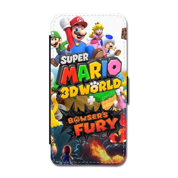 Super Mario 3D World Bowser Fury iPhone 12/iPhone 12 Pro Flip Mobilfodral
