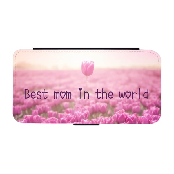 Best Mom in the World iPhone 15 Plus Plånboksfodral multifärg