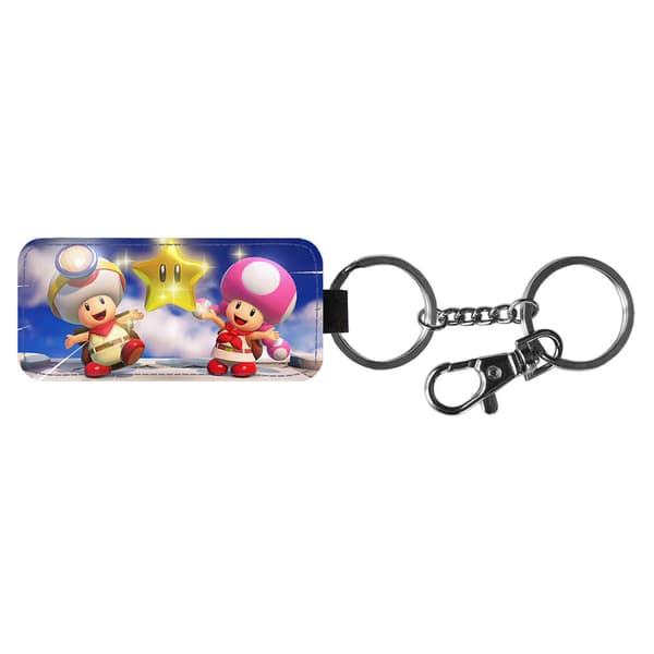 Super Mario Toad & Toadette Nyckelring