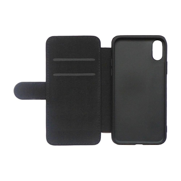 Söt Tecknad Marsvin iPhone X/iPhone XS Flip Mobilfodral