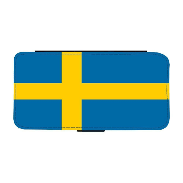 Svensk Flagga iPhone 16 Pro Flip Mobilfodral