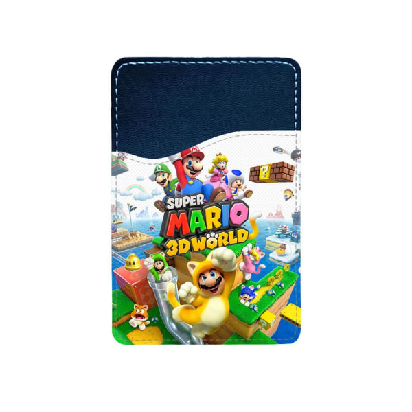 Super Mario 3D World Självhäftande Korthållare För Mobiltelefon multifärg one size