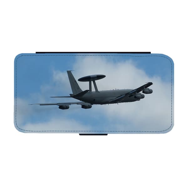 Flygvapnet AWACS Flygplan Samsung Galaxy A54 5G Flip Mobilfodral