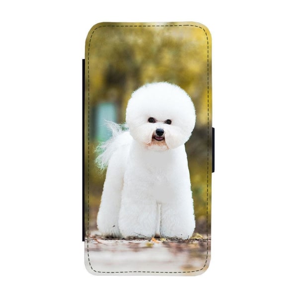 Hund Bichon Frise iPhone 12 / iPhone 12 Pro Plånboksfodral multifärg