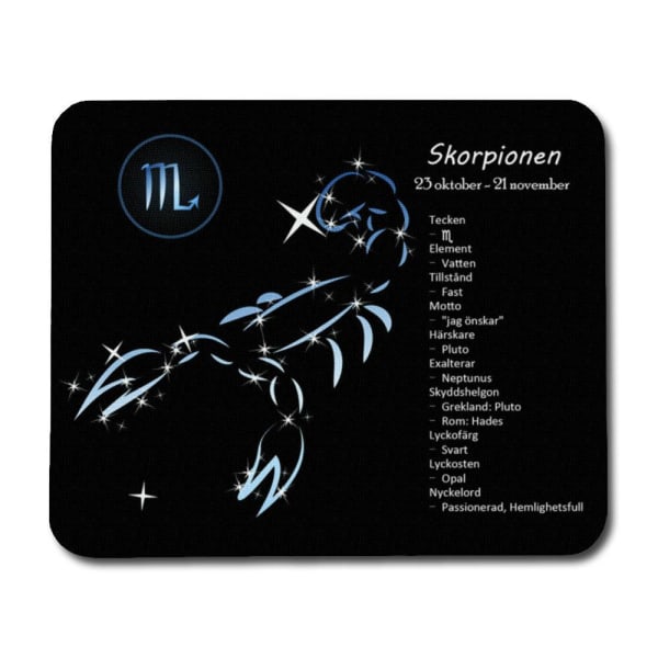 Stjärntecken Skorpionen Universal Mobil korthållare multifärg one size
