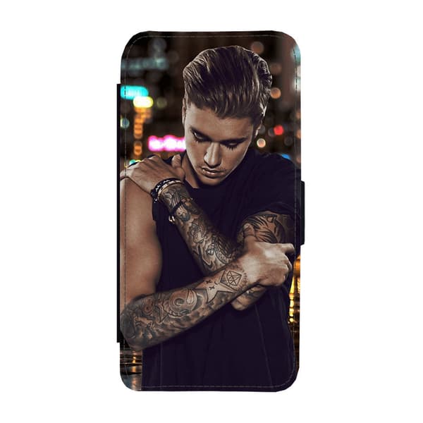 Justin Bieber iPhone 13 Pro Max Flip Mobilfodral