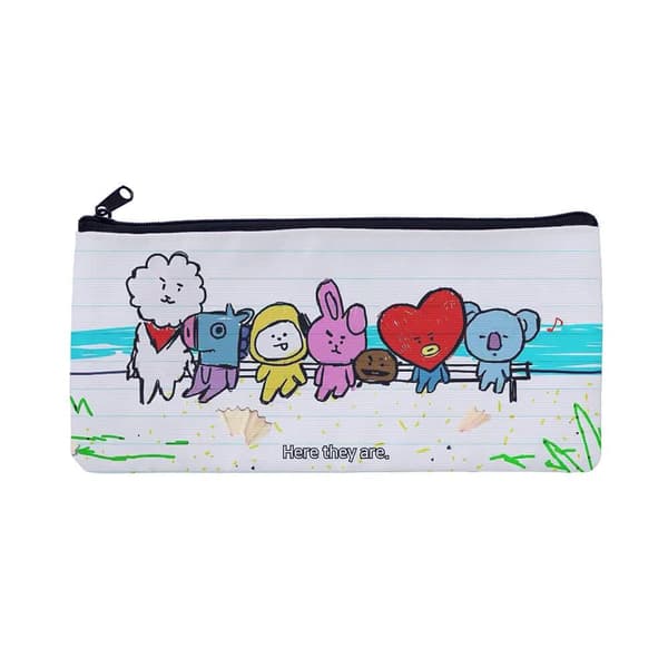 BTS BT21 Pennfodral,Kosmetikväska