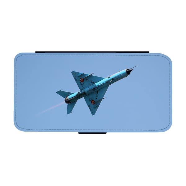 MIG-21 Supersonisk Jetjaktplan Google Pixel 7 Flip Mobilfodral