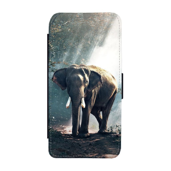 Elefant iPhone 15 Plus Plånboksfodral multifärg