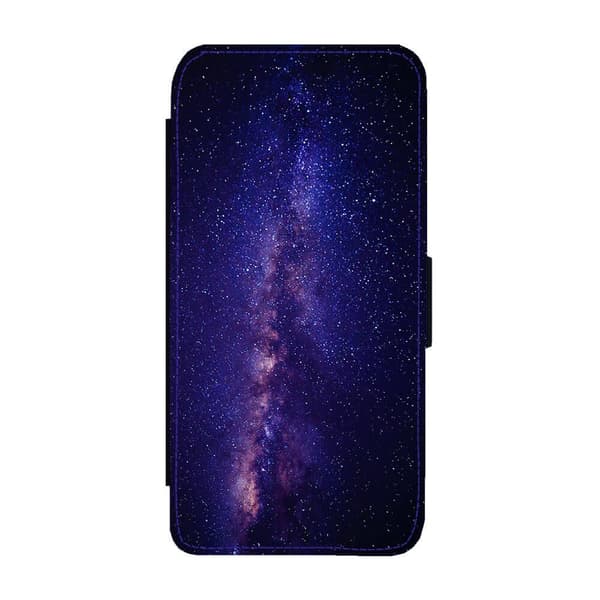 Space Galaxy iPhone X/iPhone XS Flip Mobilfodral