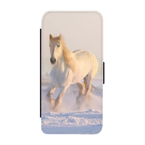 Vit Häst Samsung Galaxy A41 Plånboksfodral multifärg one size