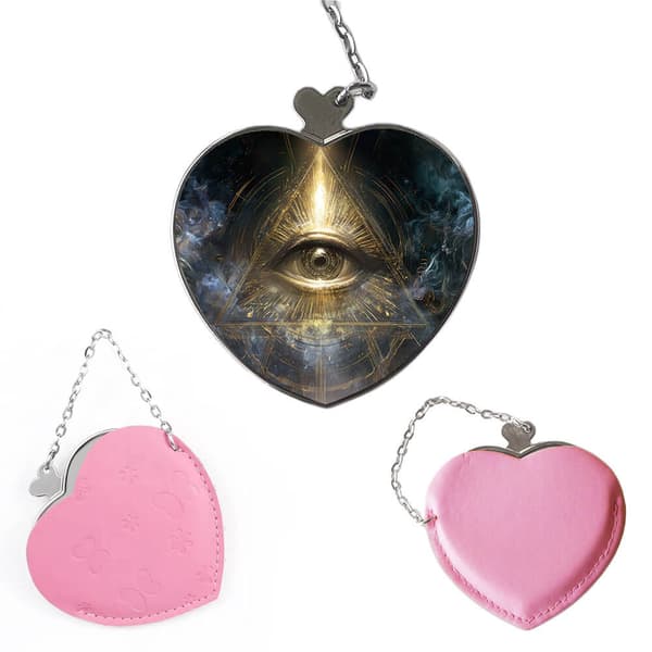 All-Seeing Eye Bärbar Kompakt Sminkspegel