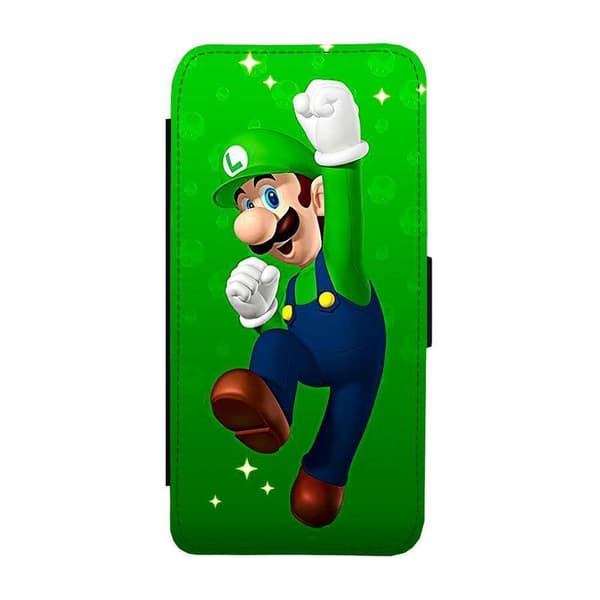 Super Mario Luigi iPhone 13 Pro Max Flip Mobilfodral