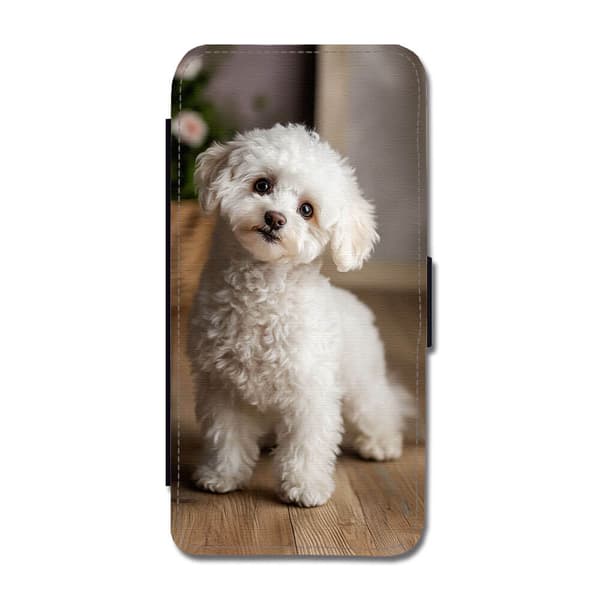 Hund Pudel iPhone XS Max Flip Mobilfodral