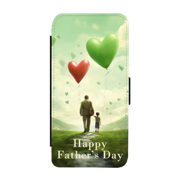 Father's Day iPhone X / iPhone XS Plånboksfodral multifärg
