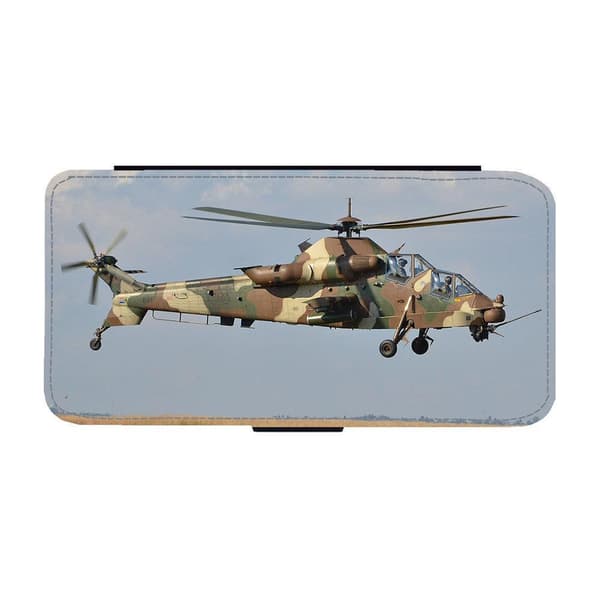 Denel AH-2 Rooivalk Attackhelikopter iPhone 13 Flip Mobilfodral
