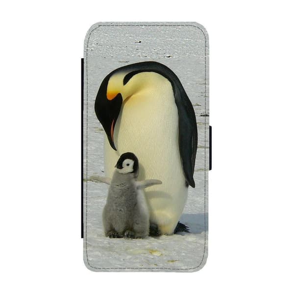 Pingviner iPhone 16 Plus Flip Mobilfodral
