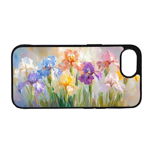 Blomma Iris Målning iPhone 16e Skal