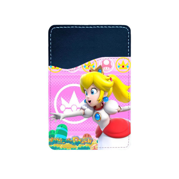 Mario Peach Självhäftande Korthållare För Mobiltelefon multifärg one size
