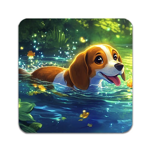 4 ST Beagle Hund Underlägg
