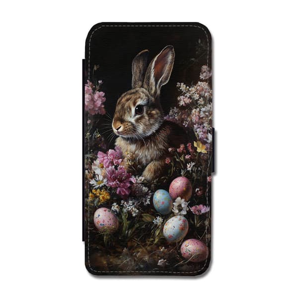 Påsk Oljemålning iPhone 13 Pro Max Flip Mobilfodral