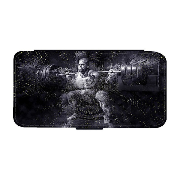 Tyngdlyftning iPhone 12/iPhone 12 Pro Flip Mobilfodral
