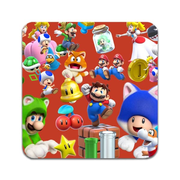 2 ST Super Mario 3D World Underlägg