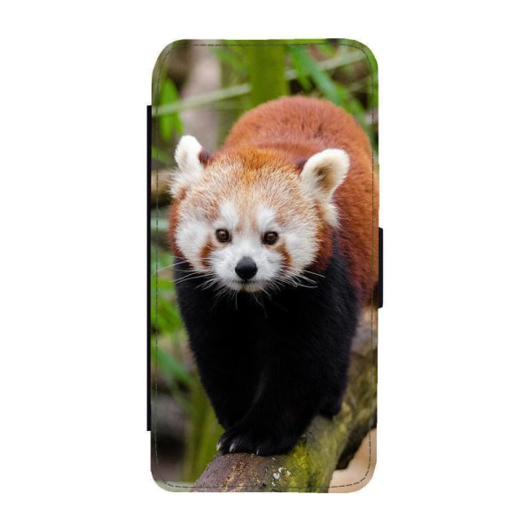 Röd Panda Samsung Galaxy S21 FE Plånboksfodral multifärg