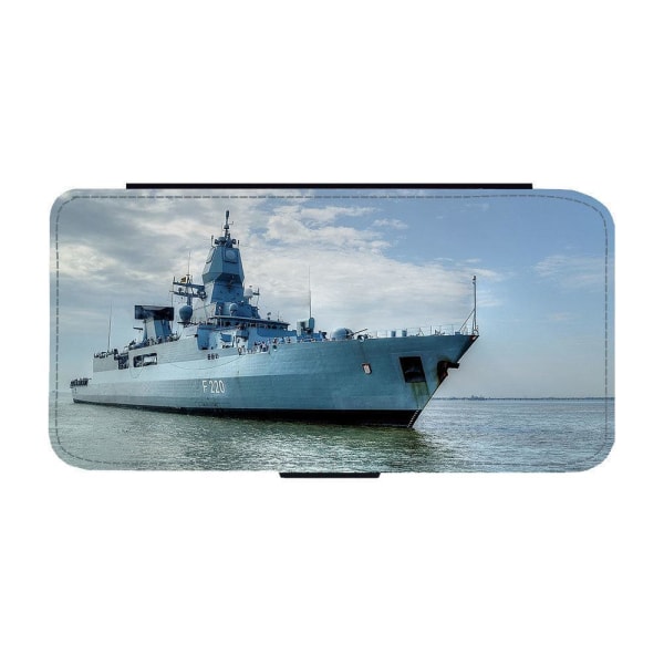 Örlogsfartyg Fregatt iPhone 13 Plånboksfodral multifärg