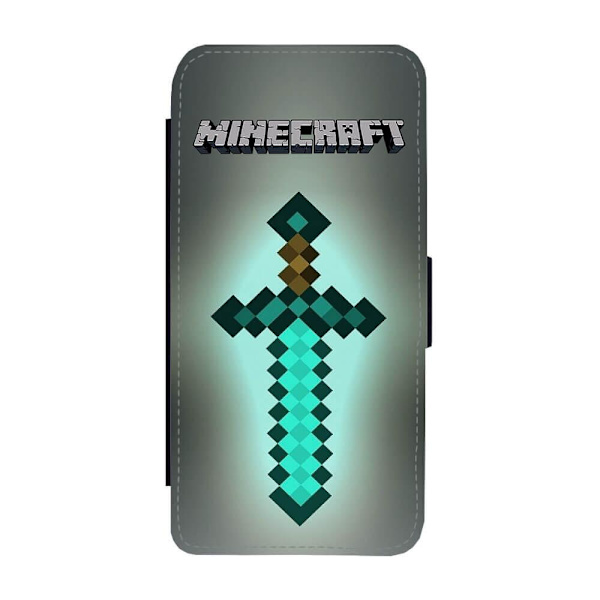 Minecraft Diamantsvärd iPhone 7 Plus/iPhone 8 Plus Flip Mobilfodral