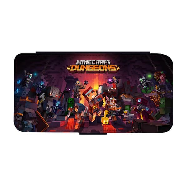 Minecraft Dungeons Samsung Galaxy A54 5G Flip Mobilfodral