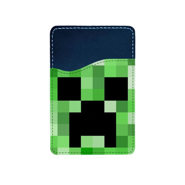 Minecraft Creeper Självhäftande Korthållare För Mobiltelefon multifärg one size