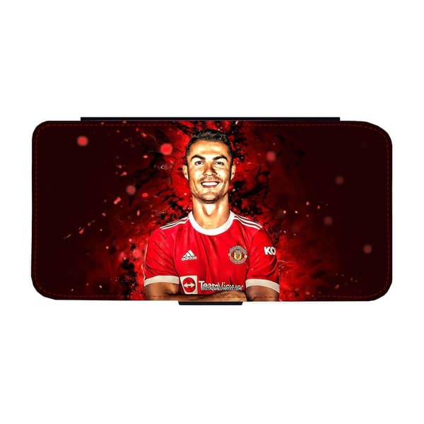 Cristiano Ronaldo 2021 iPhone SE 5G Flip Mobilfodral