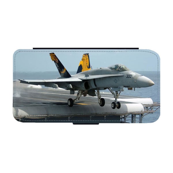 F/A-18 Hornet Stridsflygplan iPhone 13 Mini Plånboksfodral multifärg