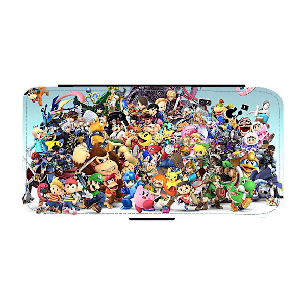 Super Smash Bros iPhone 14 Plus Flip Mobilfodral